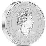 2024 10 Kilo Silver Lunar Dragon BU Australian Perth Mint