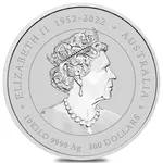 2024 10 Kilo Silver Lunar Dragon BU Australian Perth Mint
