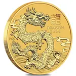 2024 10 oz Gold Lunar Dragon BU Australia Perth Mint