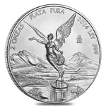 Default 2024 2 oz Mexican Silver Libertad Coin BU