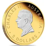 2024 2 oz Reverse Gilded Silver Australian Kangaroo Perth Mint