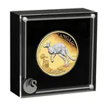 2024 2 oz Reverse Gilded Silver Australian Kangaroo Perth Mint