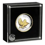 2024 2 oz Silver Australian Kookaburra High Relief Gilded Coin Perth Mint