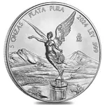 Default 2024 5 oz Mexican Silver Libertad Coin BU