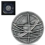 Default 2024 Cook Islands 2 oz Silver Historic Instruments Armillary Sphere Coin