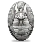 2024 Djibouti 3 oz Silver Anubis Lord of the Sacred Land Coin