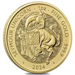 Default 2024 GB 1 oz Gold The Tudor Beasts Seymour Unicorn Coin BU