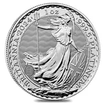 2024 Great Britain 1 oz Platinum Britannia Coin BU