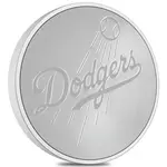 Default 2024 New Zealand 1 oz LA Dodgers Baseball Silver Round .999 Fine
