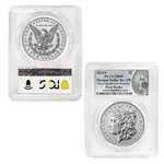 2024-S Morgan and Peace Silver Dollar Reverse Proof 2-Coin Set PCGS PF 69 FS (Morgan/Peace)