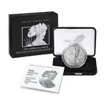 2024-W 1 oz Burnished Silver American Eagle (w/Box & COA)