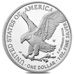 2024-W 1 oz Proof Silver American Eagle (w/Box & COA)