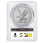 2024 (W) 1 oz Silver American Eagle PCGS MS 70 FDOI Flag