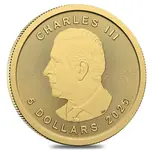 2025 1/10 oz Canadian Gold Maple Leaf $5 Coin BU (Sealed)