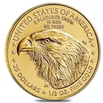 2025 1/2 oz Gold American Eagle PCGS MS 70 FDOI