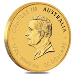 2025 1/2 oz Gold Lunar Snake BU Australia Perth Mint