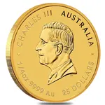 2025 1/4 oz Gold Lunar Snake BU Australia Perth Mint