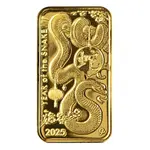 2025 1 Gram Asahi Lunar Snake Gold Bar .9999 Fine (in Assay)