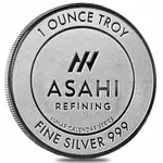 2025 1 oz Asahi Lunar Snake Silver Round .999 Fine