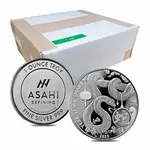 2025 1 oz Asahi Lunar Snake Silver Round .999 Fine