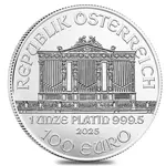 2025 1 oz Austrian Platinum Philharmonic Coin BU