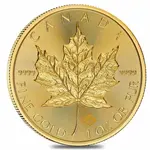 2025 1 oz Canadian Gold Maple Leaf $50 Coin BU