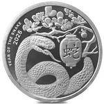 Default 2025 1 oz First Mint Lunar Snake Silver Round .999 Fine