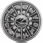2025 1 oz First Mint Lunar Snake Silver Round .999 Fine