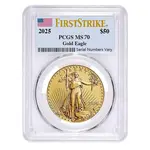 Default 2025 1 oz Gold American Eagle PCGS MS 70 FS