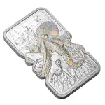 2025 1 oz PAMP Suisse Nature's Grip Giant Octopus Silver Coin Bar