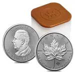 2025 1 oz Platinum Canadian Maple Leaf $50 Coin BU