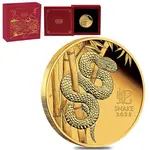 2025 1 oz Proof Gold Lunar Snake Coin Australian Perth Mint