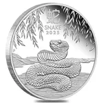 2025 1 oz Proof Silver Lunar Snake Australian Perth Mint