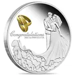 2025 1 oz Proof Silver Wedding Coin Australian Perth Mint