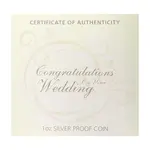 2025 1 oz Proof Silver Wedding Coin Australian Perth Mint