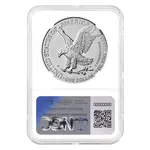 2025 1 oz Silver American Eagle NGC MS 69 ER