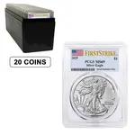 2025 1 oz Silver American Eagle PCGS MS 69 FS (Flag)