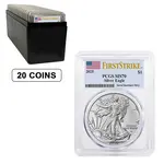 2025 1 oz Silver American Eagle PCGS MS 70 FS (Flag)