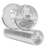 2025 1 oz Silver Lunar Snake BU Australian Perth Mint