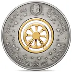 2025 2 oz Ferris Wheel Antiqued Colorized Silver Coin Perth Mint