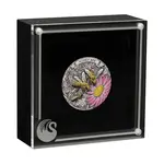 2025 2 oz Honey Bee Antiqued Colorized Silver Coin Perth Mint