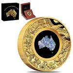 Default 2025 2 oz Proof Gold Great Southern Land Blue Lepidolite Coin Perth Mint