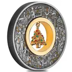 2025 2 oz Santa's Workshop Silver Coin Perth Mint