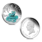 2025 3 oz Silver Lunar Snake 3-Coin Set Perth Mint