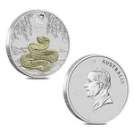 2025 3 oz Silver Lunar Snake 3-Coin Set Perth Mint