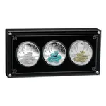 2025 3 oz Silver Lunar Snake 3-Coin Set Perth Mint