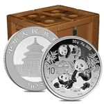 2025 30 gram Chinese Silver Panda 10 Yuan BU