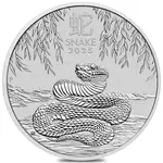 2025 5 oz Silver Lunar Snake BU Australian Perth Mint