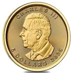 2025 Canada 1/10 oz Treasured Gold Maple Leaf Polar Bears Privy Coin (in Assay)