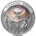 2025 Canada 1 oz Moon Sky - Raven Silver Coin .9999 Fine